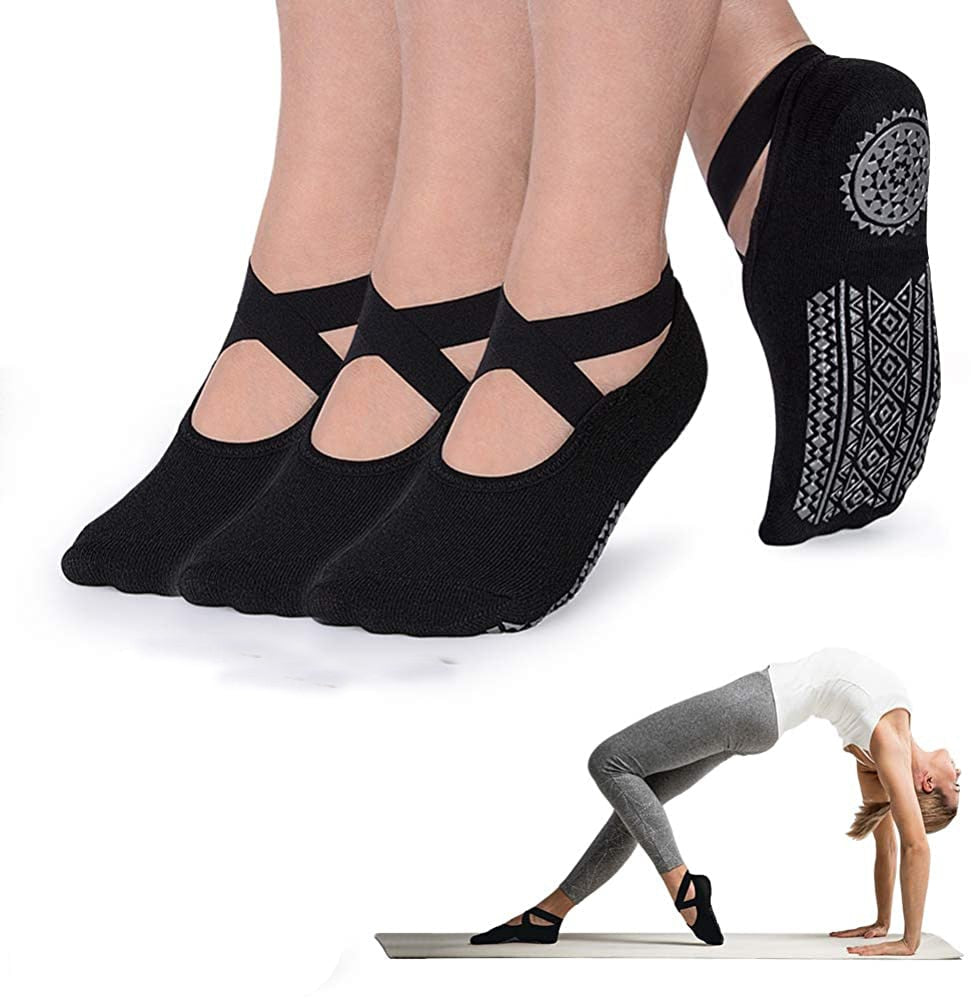 Knie-Hohe Frauen Yoga Socken Nicht Slip Kappe Finger Getrennt