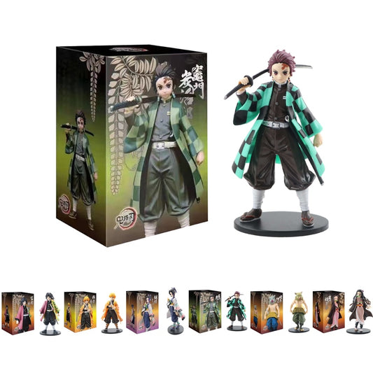 Anime Demon Slayer Figur Kamado Tanjirou Nezuko Actionfiguren Modell Spielzeug Zenitsu Figur Inosuke Kimetsu