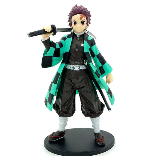 Anime Demon Slayer Figur Kamado Tanjirou Nezuko Actionfiguren Modell Spielzeug Zenitsu Figur Inosuke Kimetsu